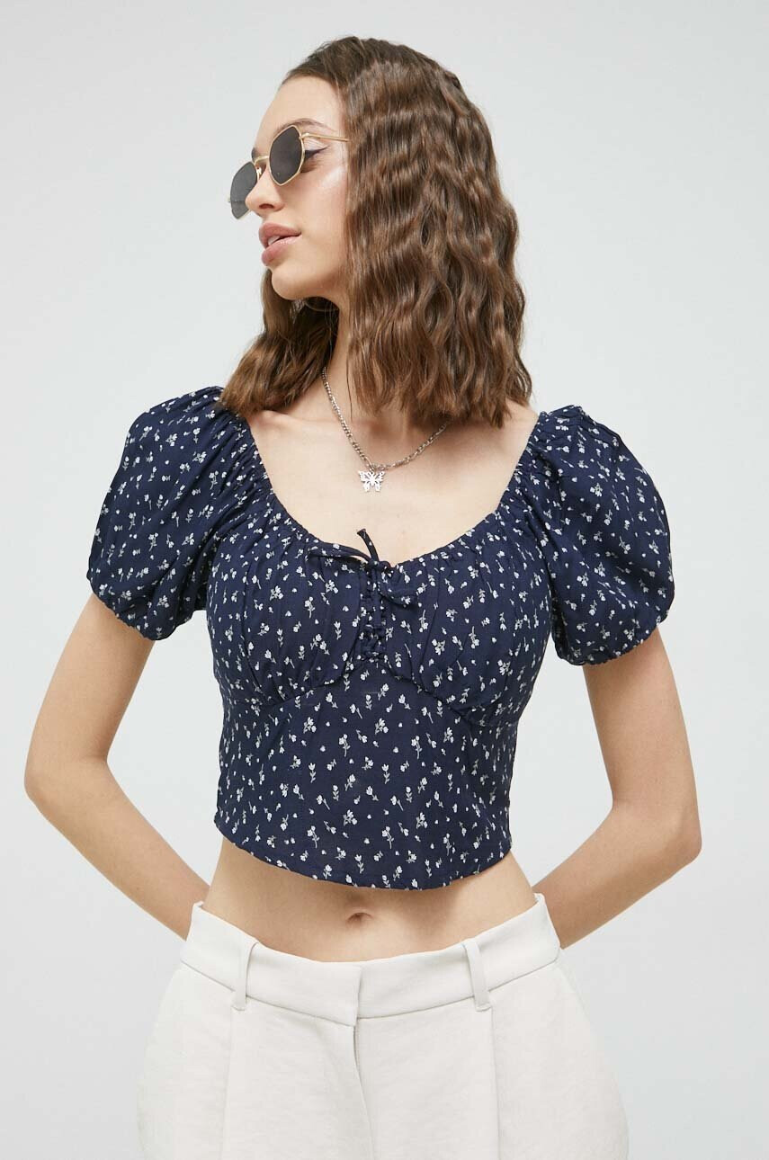 Hollister Co. Топ в тъмносиньо - Pepit.bg