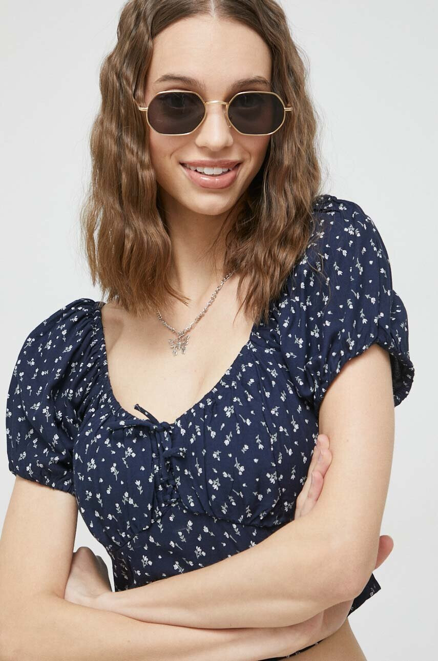 Hollister Co. Топ в тъмносиньо - Pepit.bg