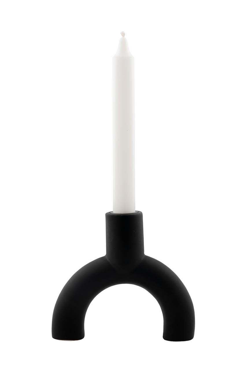 House Nordic Декоративен свещник In Black - Pepit.bg