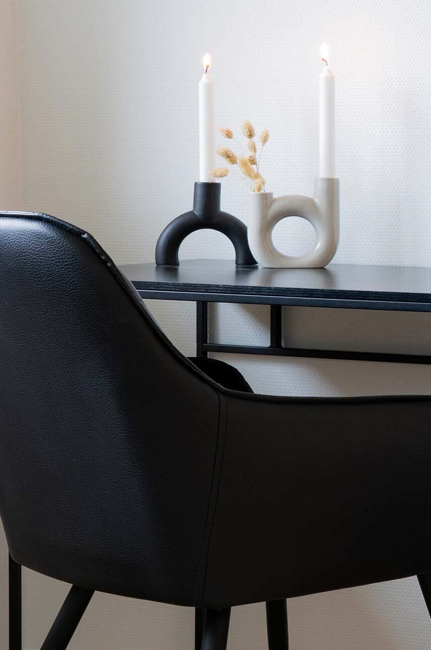 House Nordic Декоративен свещник In Black - Pepit.bg