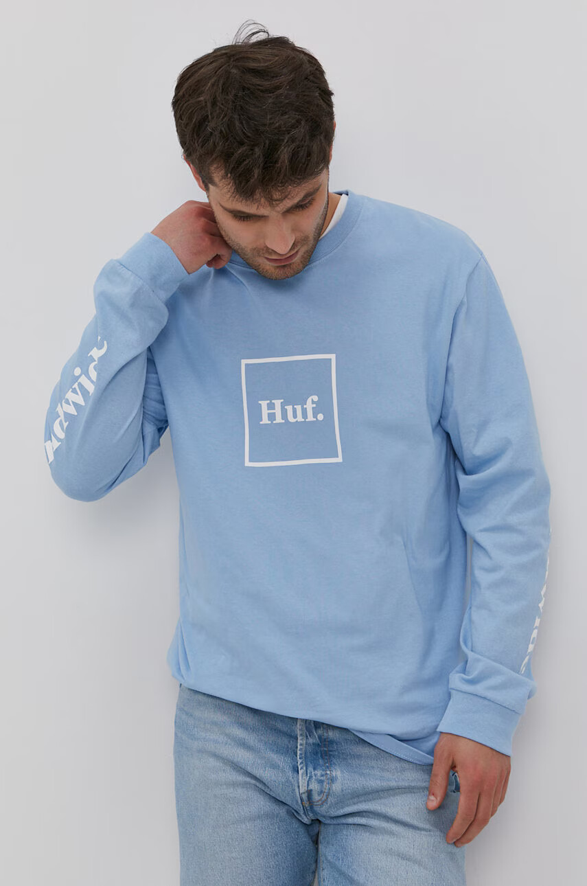 Huf Памучна блуза с дълги ръкави - Pepit.bg