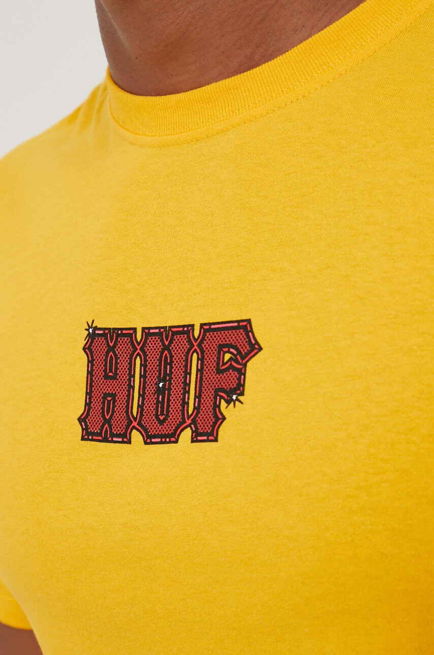 Huf Памучна тениска - Pepit.bg