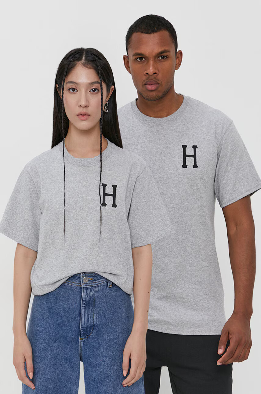 Huf Памучна тениска - Pepit.bg