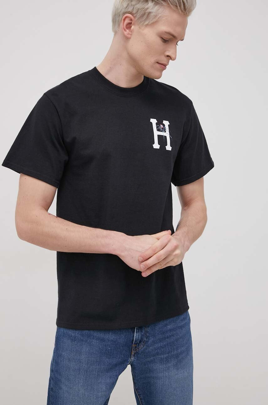 Huf Памучна тениска - Pepit.bg