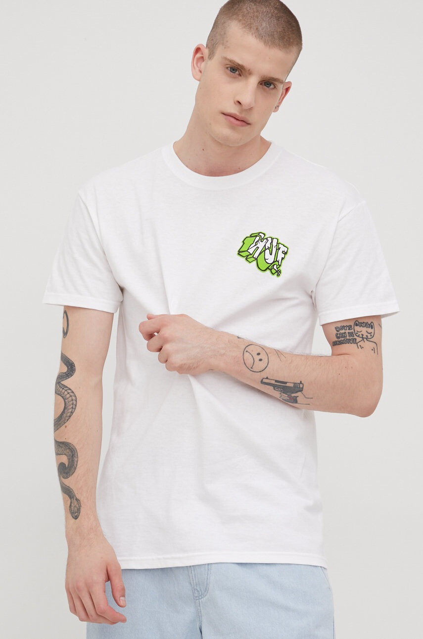 Huf Памучна тениска - Pepit.bg