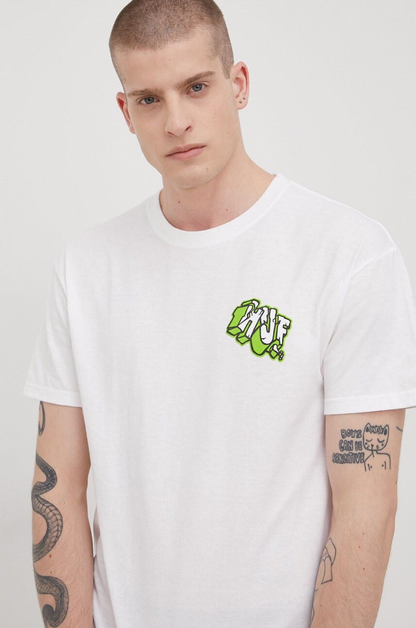 Huf Памучна тениска - Pepit.bg