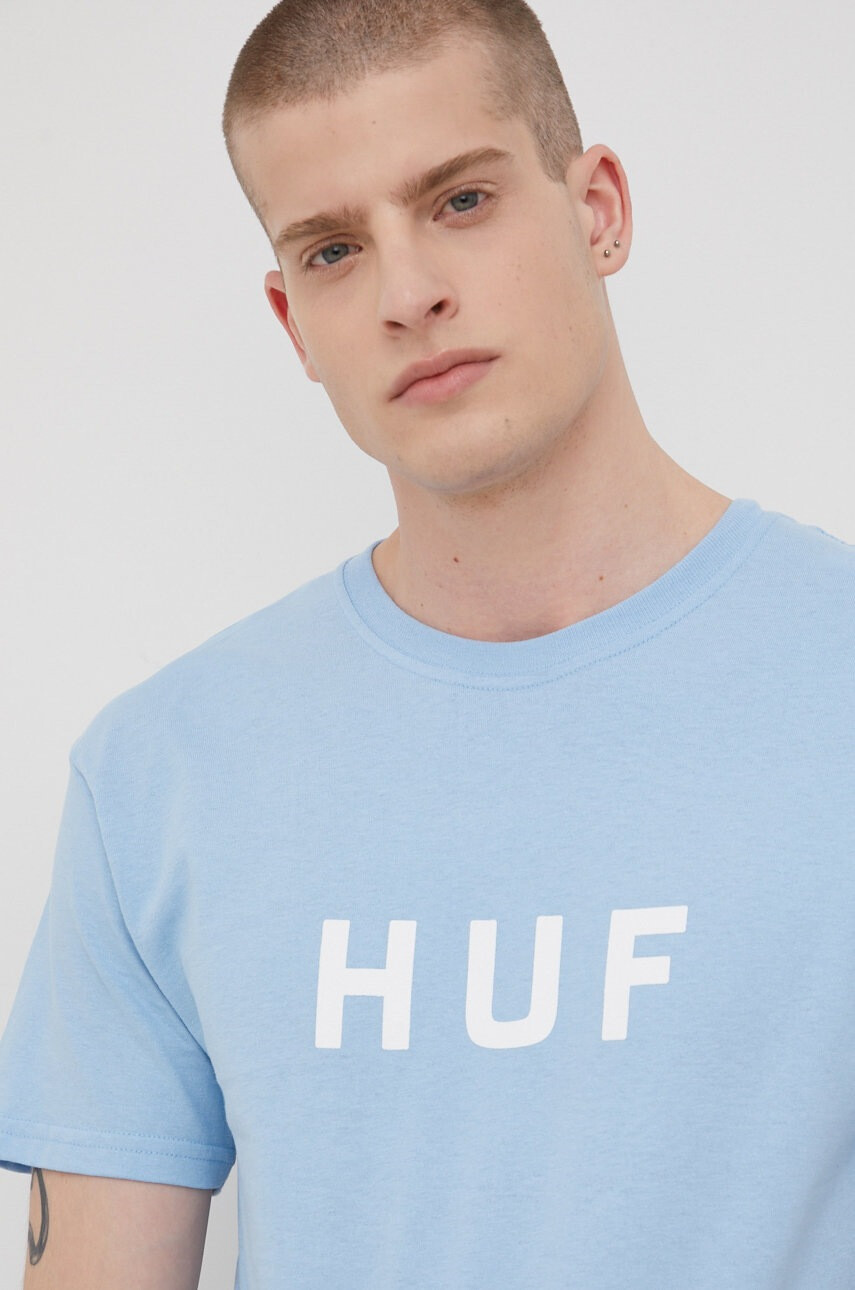 Huf Памучна тениска - Pepit.bg