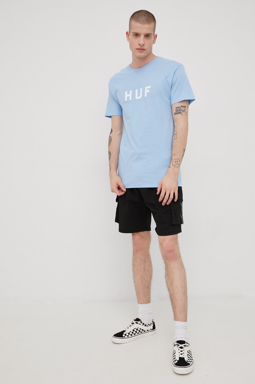 Huf Памучна тениска - Pepit.bg
