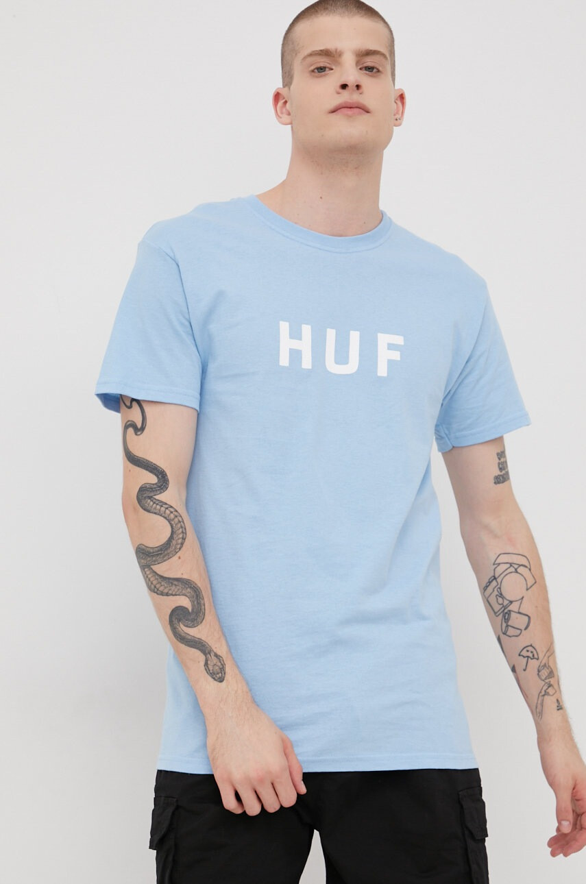 Huf Памучна тениска - Pepit.bg