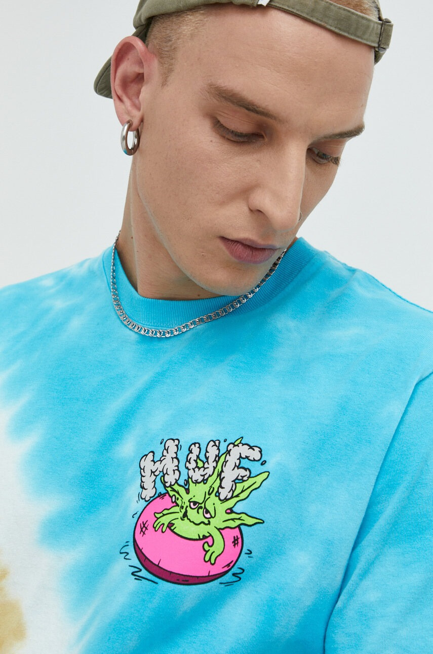 Huf Памучна тениска - Pepit.bg