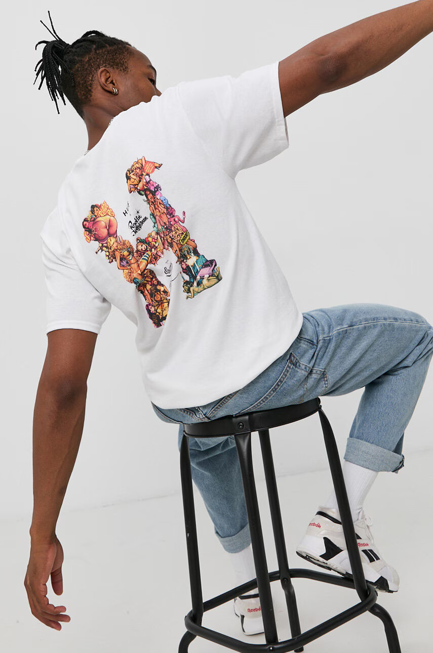 Huf Памучна тениска x Rockin' Jelly Bean - Pepit.bg