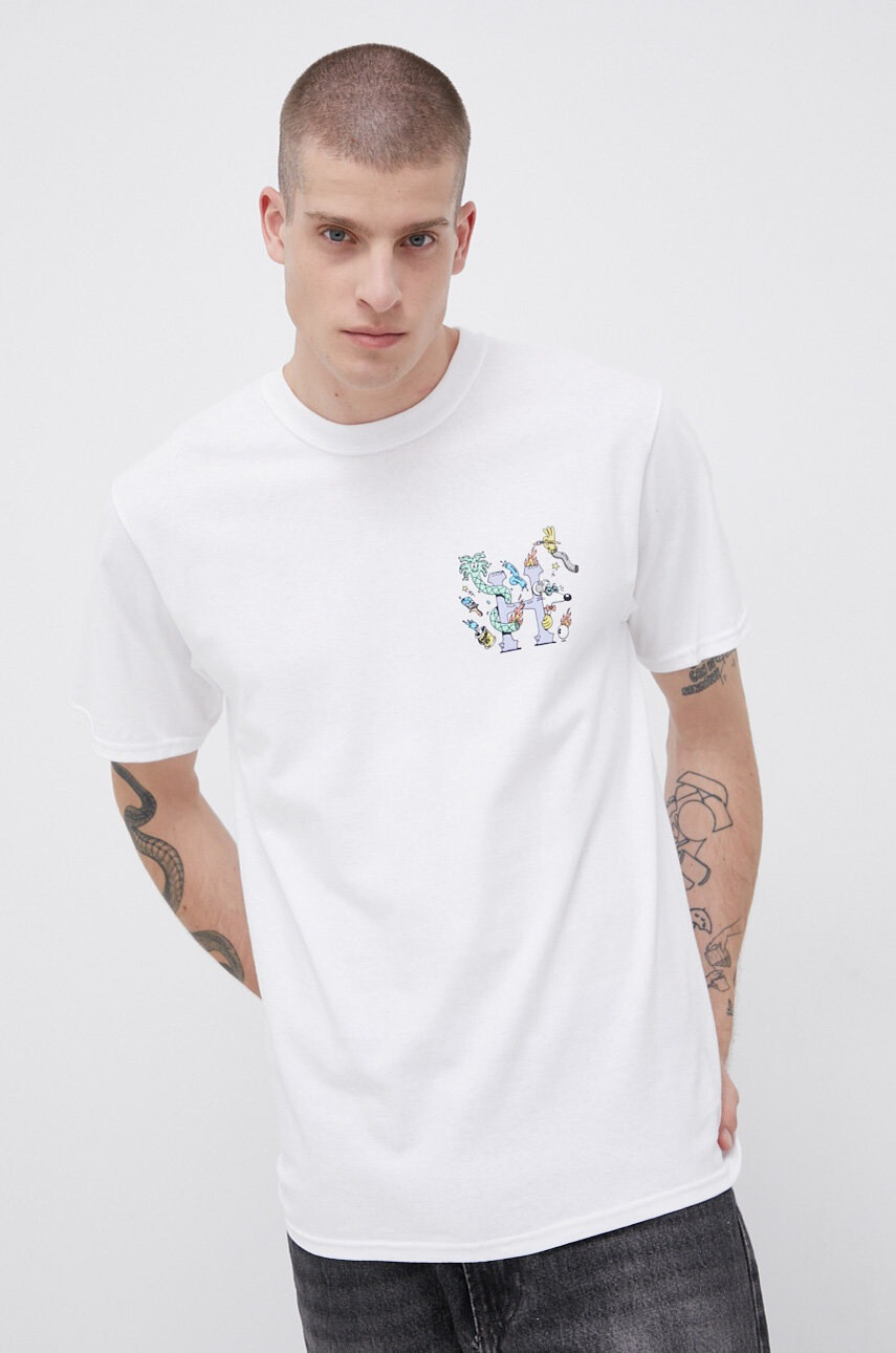 Huf Памучна тениска - Pepit.bg