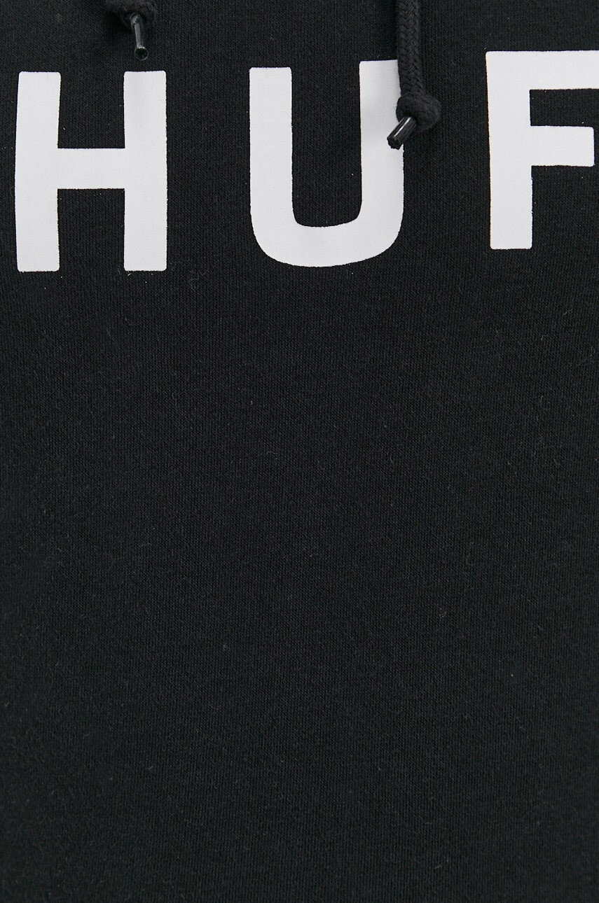 Huf Суичър в черно с принт - Pepit.bg
