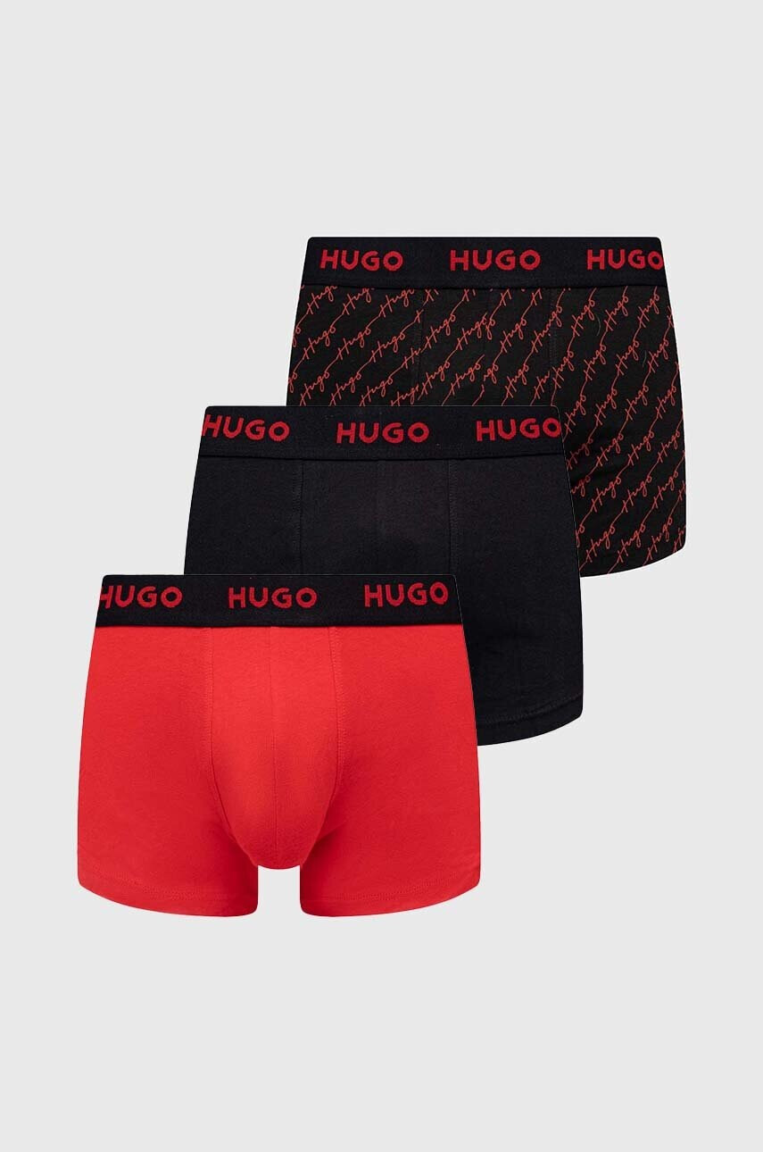 Hugo Боксерки (3 броя) в червено - Pepit.bg