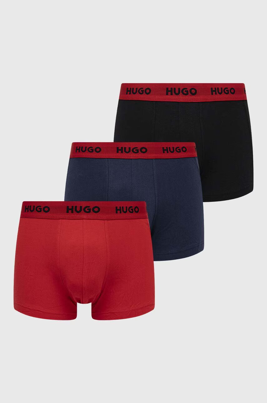 Hugo Боксерки (3 чифта) в червено - Pepit.bg