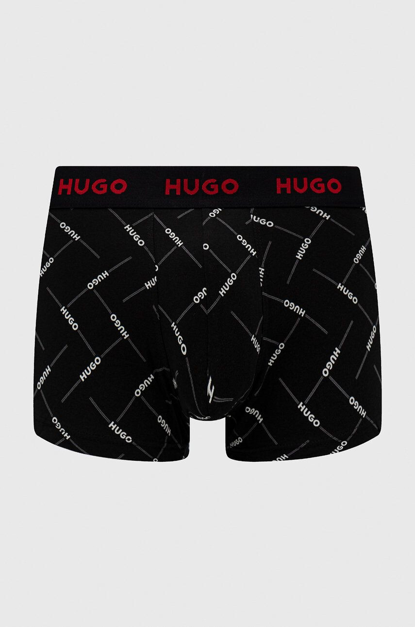 Hugo Боксерки (3-pack) в черно - Pepit.bg