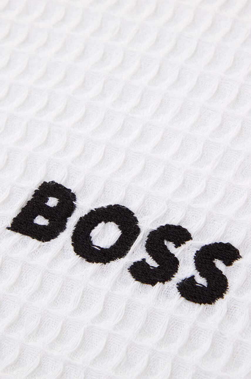 Boss Малка памучна кърпа Hugo Waffle Handtowel 50 x 100 cm - Pepit.bg