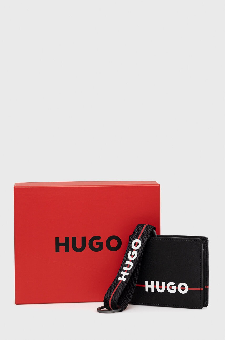 Hugo Кожен портфейл + ключодържател - Pepit.bg