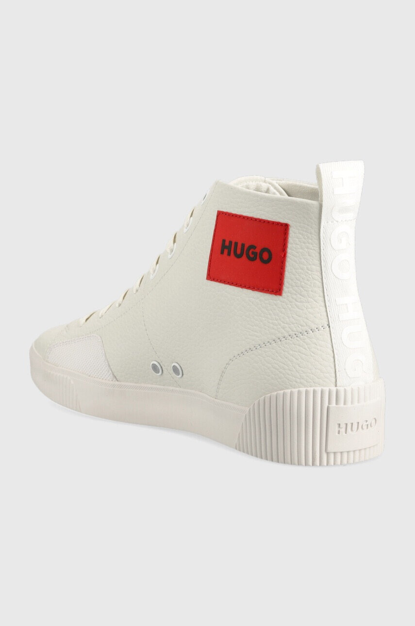 Hugo Кожени кецове Zero в бяло - Pepit.bg