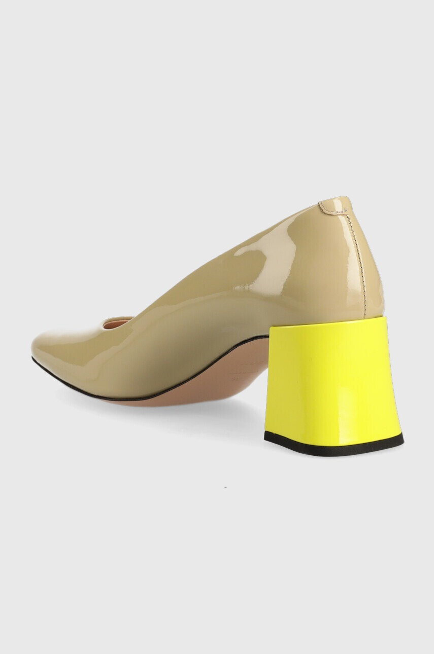 Hugo Кожени обувки с дебел ток Sophy Pump - Pepit.bg