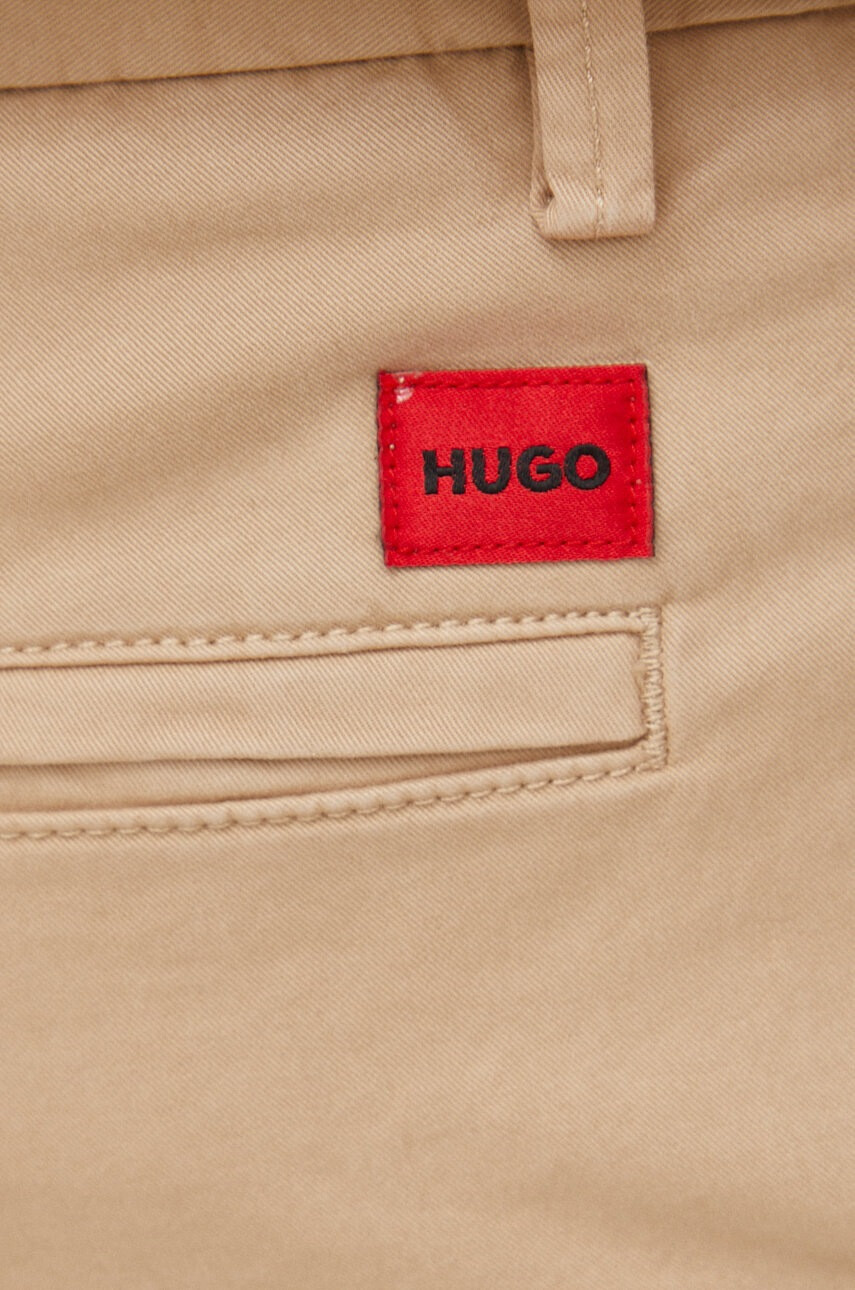 Hugo Къс панталон в бежово - Pepit.bg