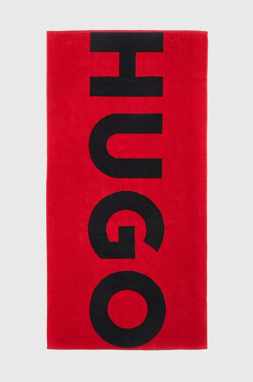 Hugo Памучна кърпа в червено - Pepit.bg