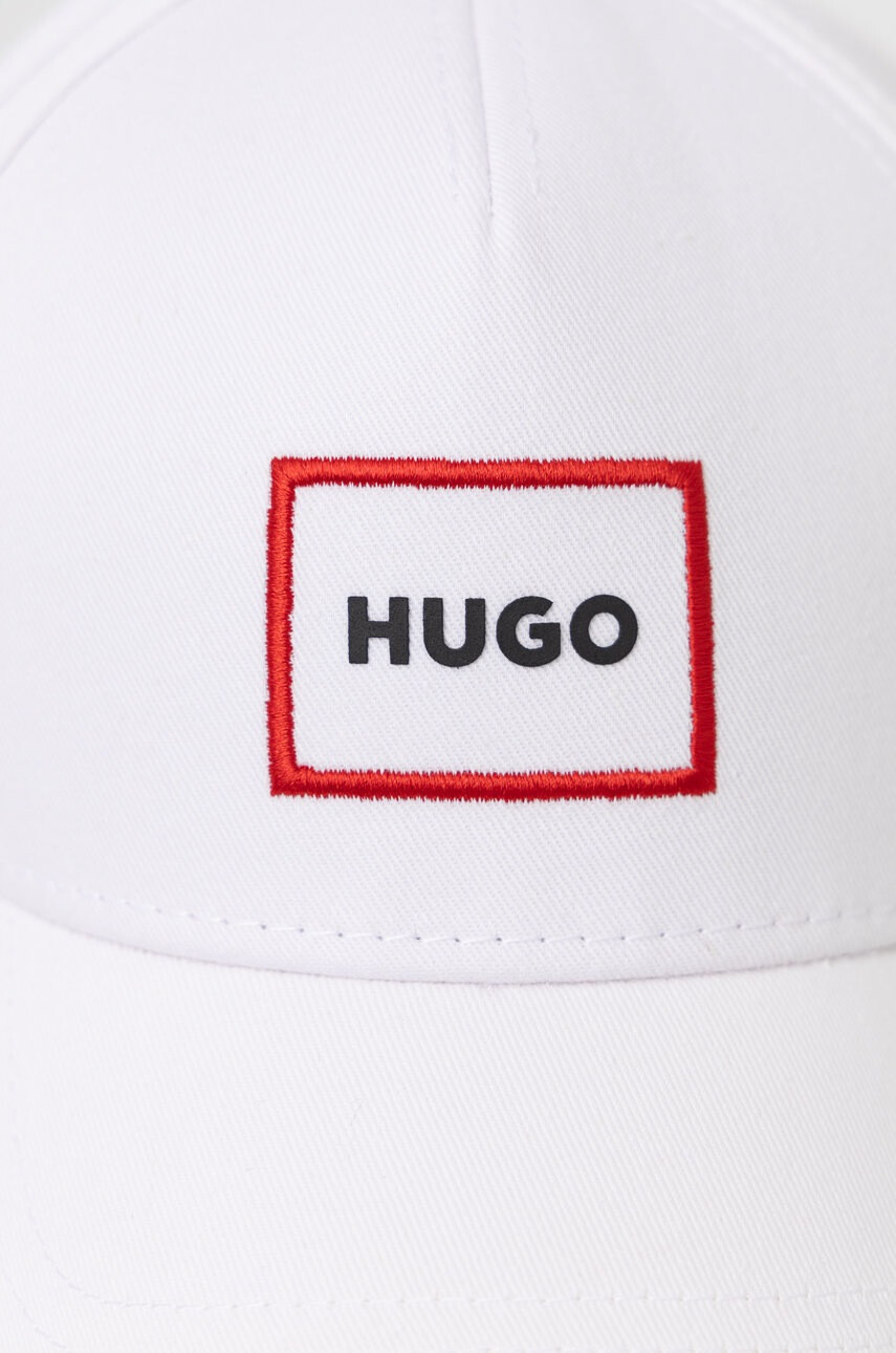Hugo Памучна шапка с козирка - Pepit.bg