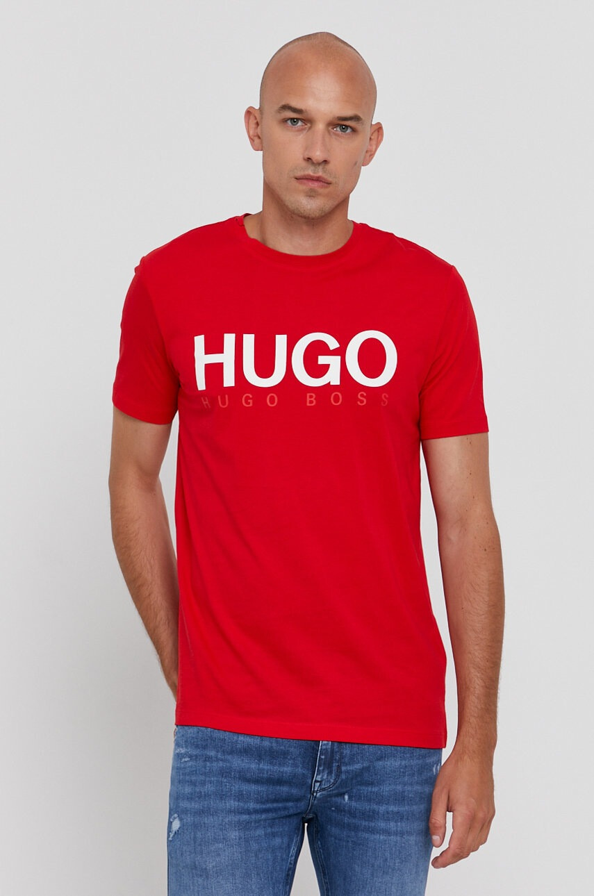 Hugo Памучна тениска - Pepit.bg