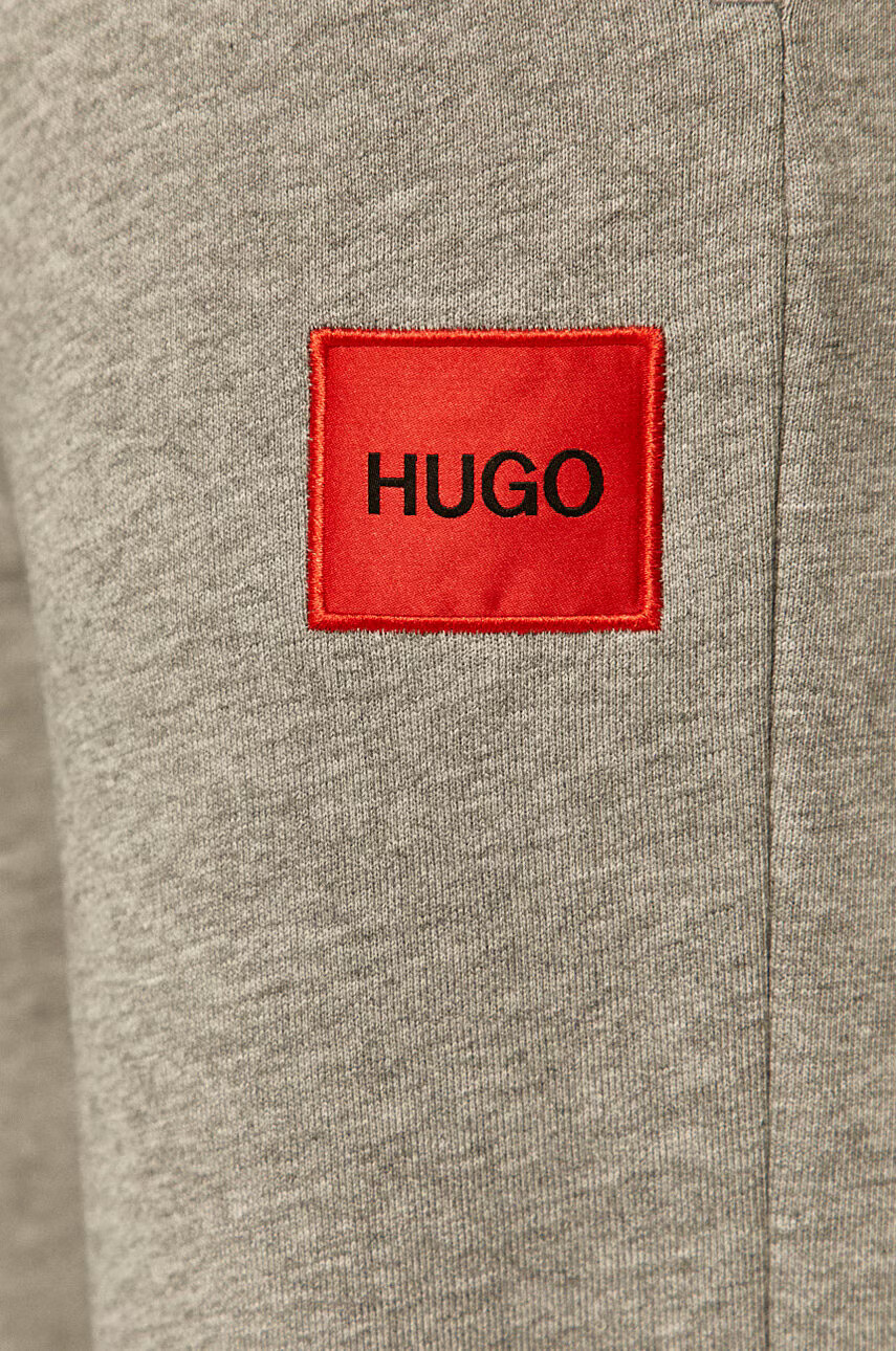 Hugo Панталон дамски в сиво с изчистен дизайн - Pepit.bg