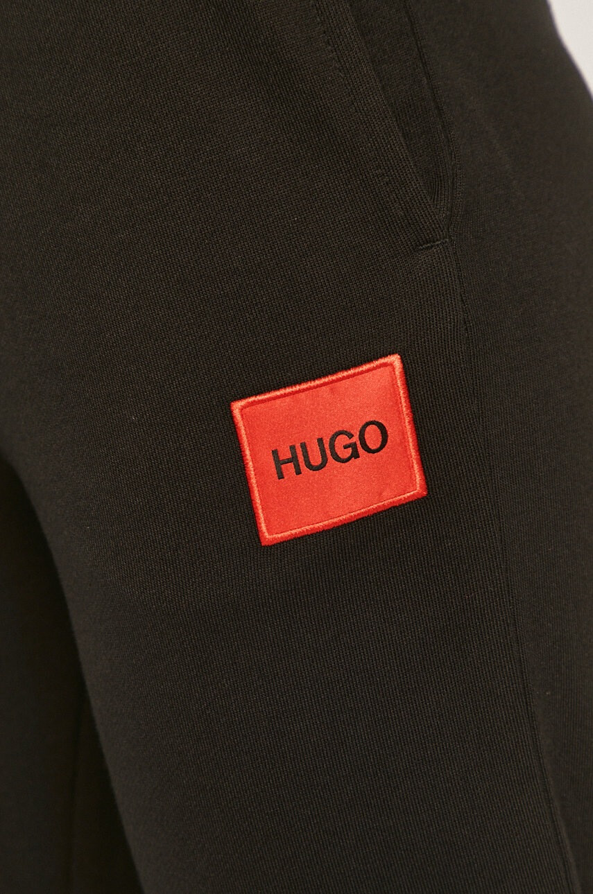 Hugo Панталон дамски в черно с изчистен дизайн - Pepit.bg