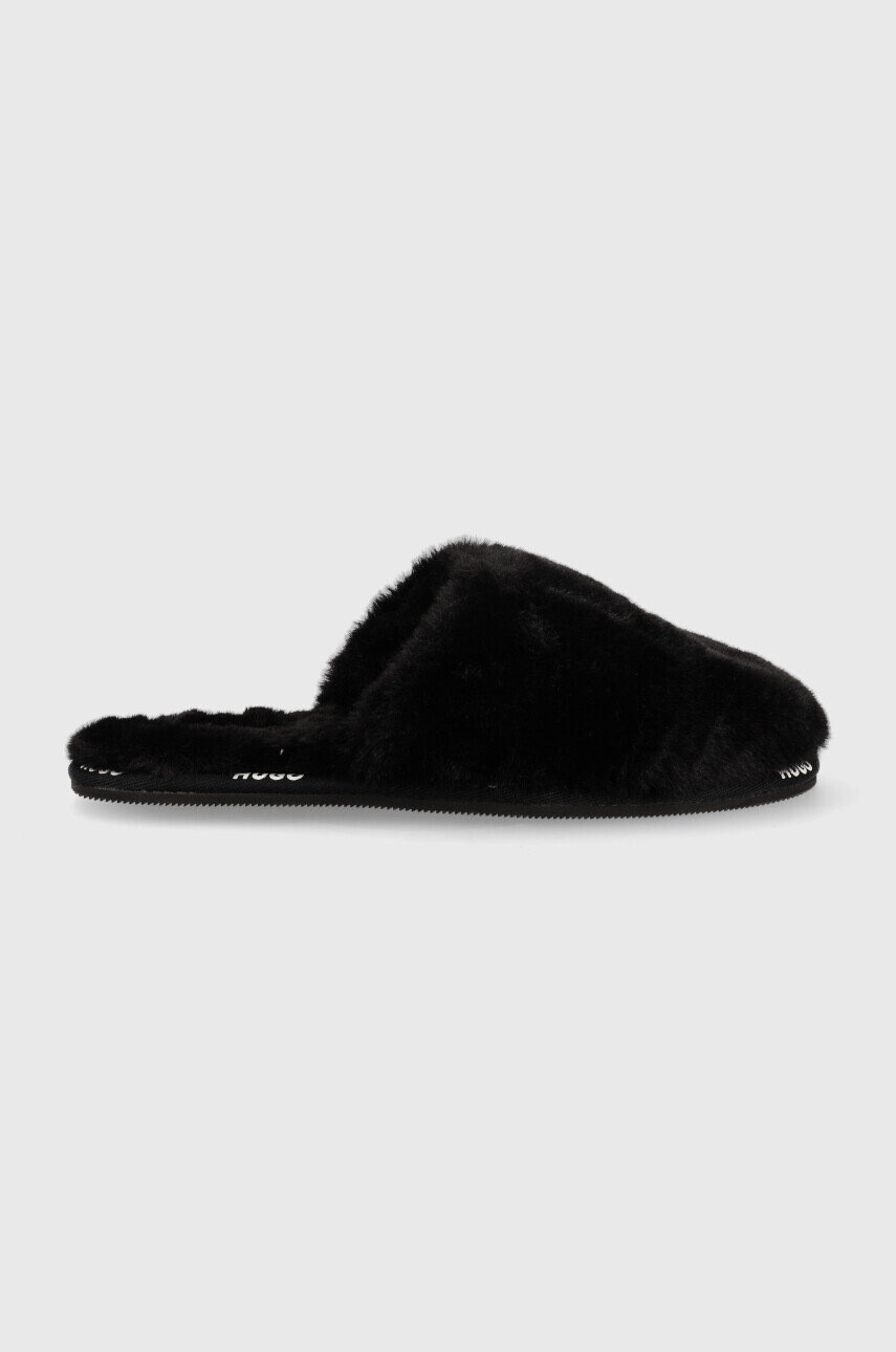 Hugo Пантофи Cozy Slid в черно 50474400 - Pepit.bg