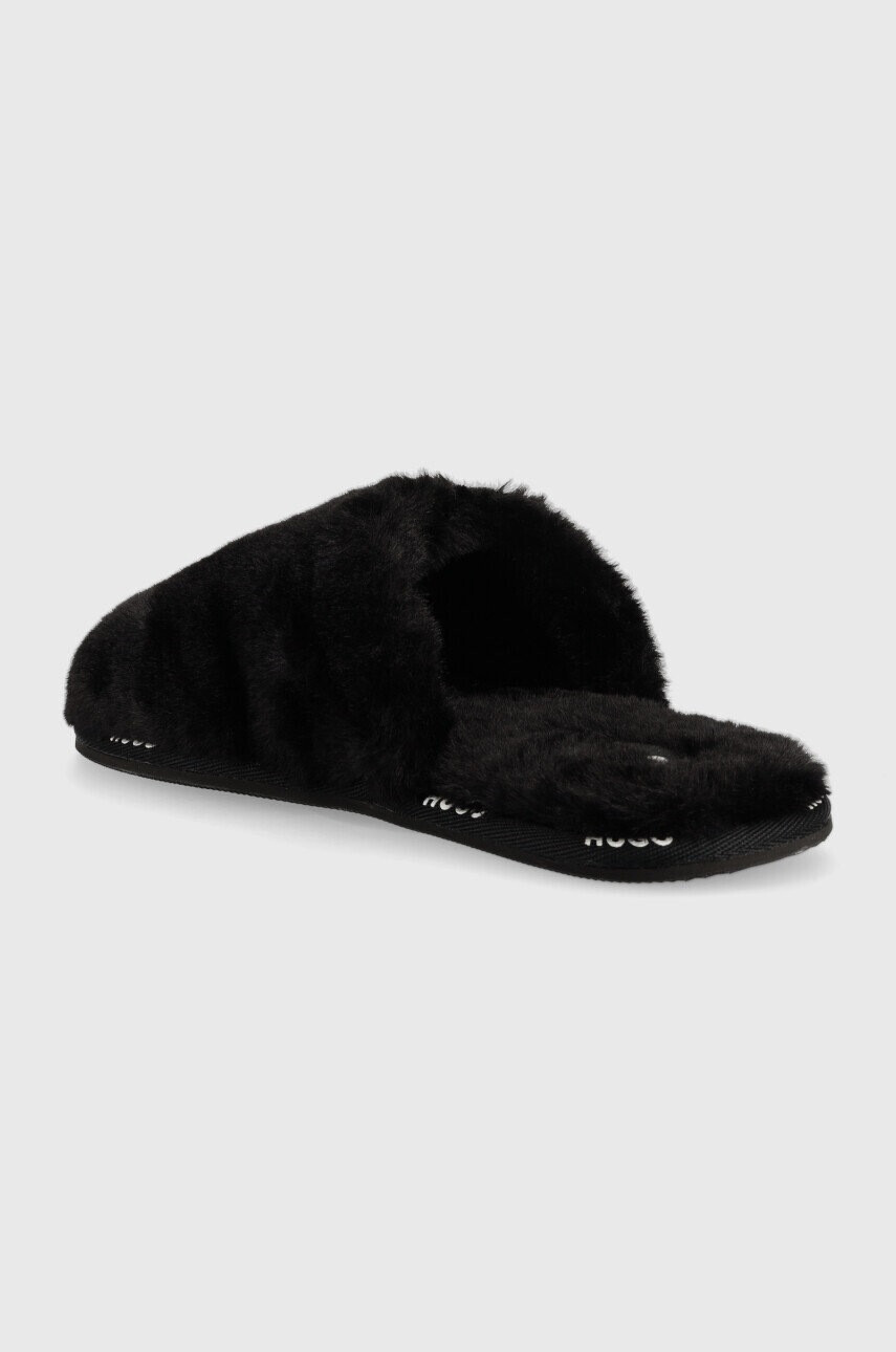 Hugo Пантофи Cozy Slid в черно 50474400 - Pepit.bg