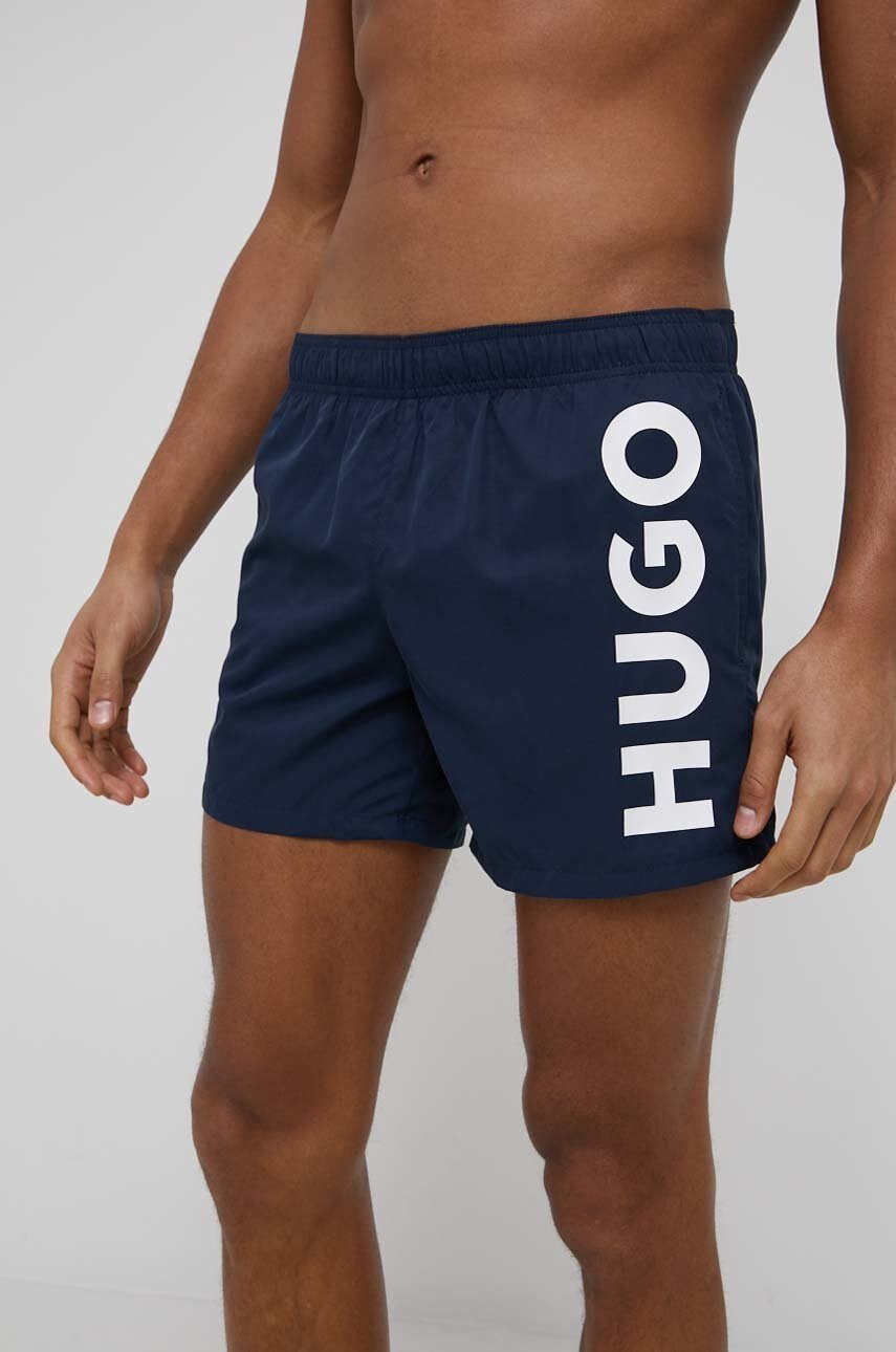 Hugo Плувни шорти в тъмносиньо - Pepit.bg
