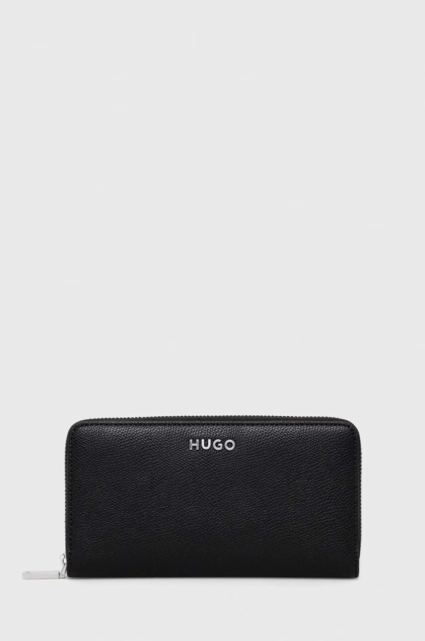 Hugo Портмоне дамски в черно - Pepit.bg