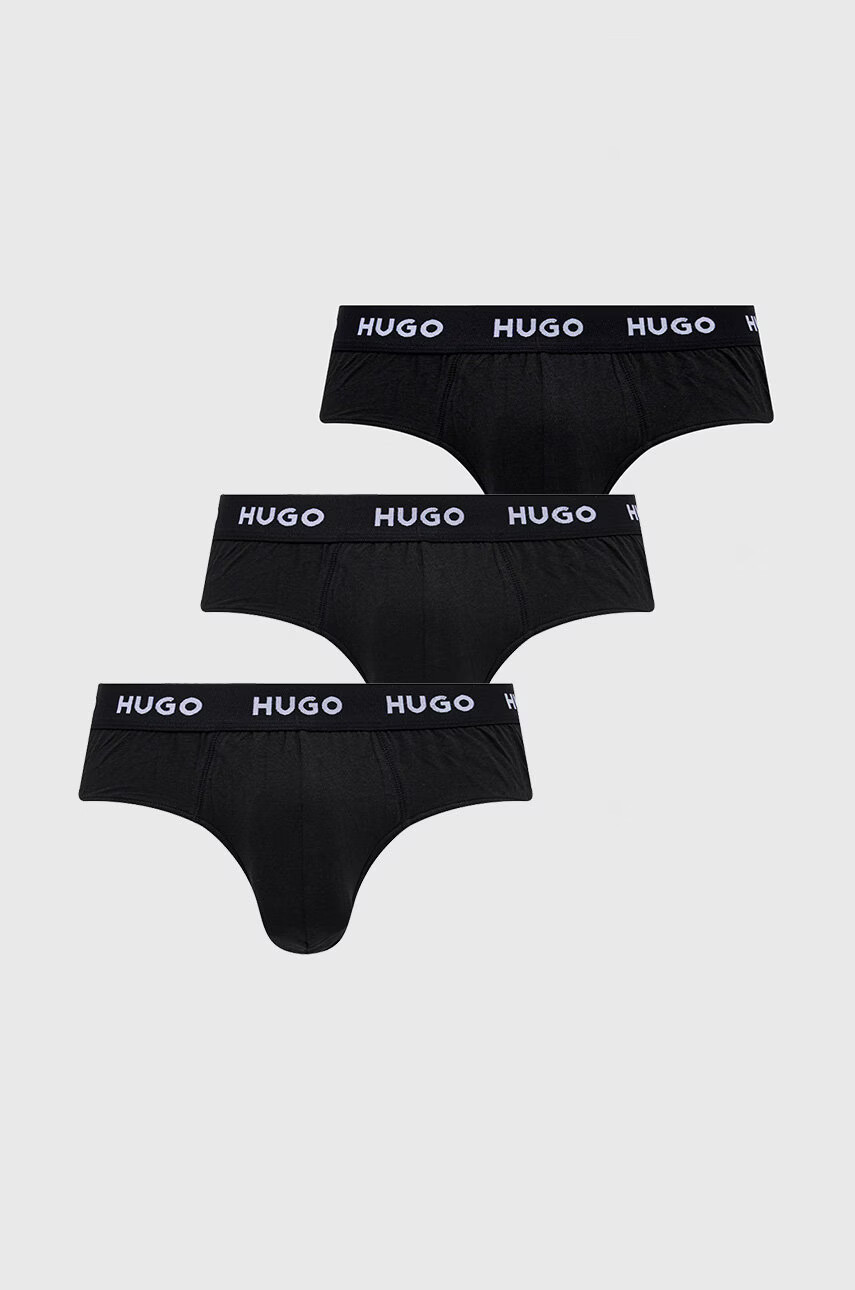 Hugo Слипове (3 чифта) мъжки в черно - Pepit.bg