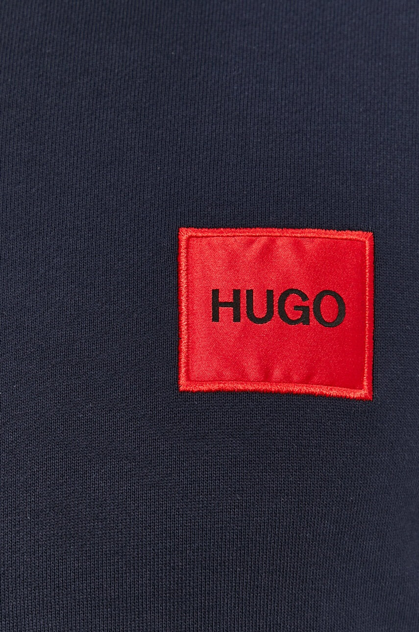 Hugo Суичър мъжки в тъмносиньо с апликация - Pepit.bg