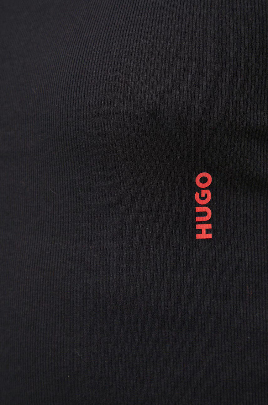 Hugo Тениска (2 броя) мъжка в черно - Pepit.bg