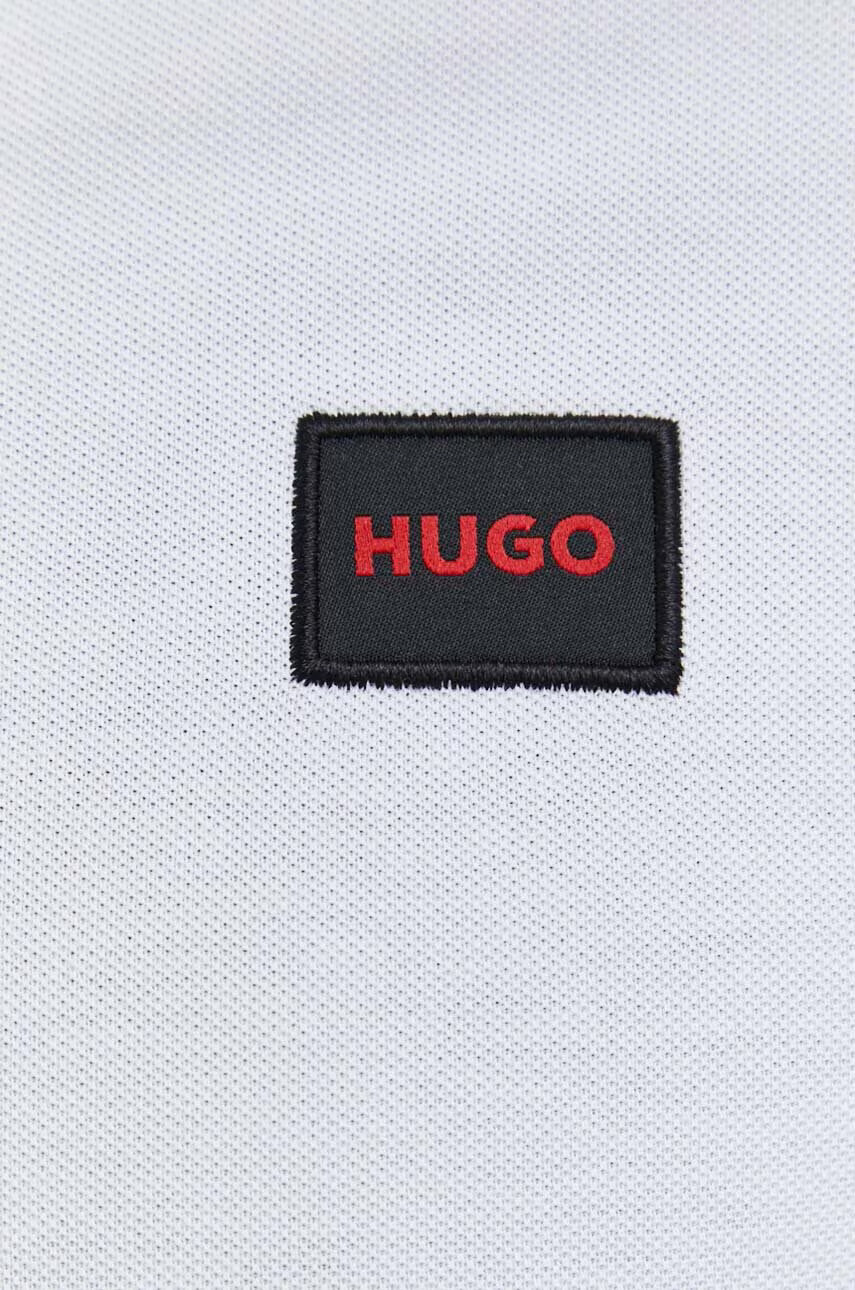 Hugo Памучна тениска с яка - Pepit.bg