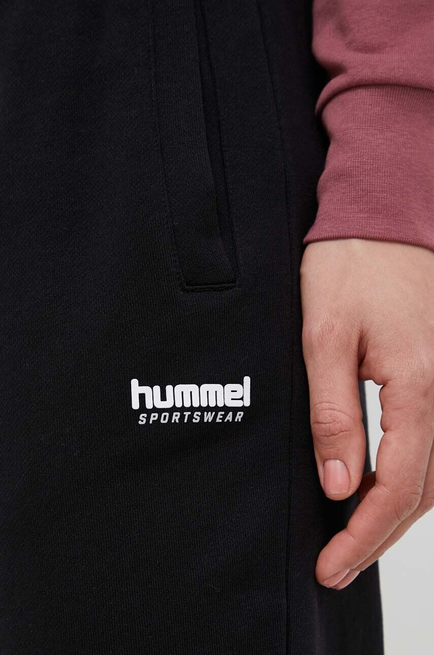 Hummel Спортен панталон в черно меланж на - Pepit.bg