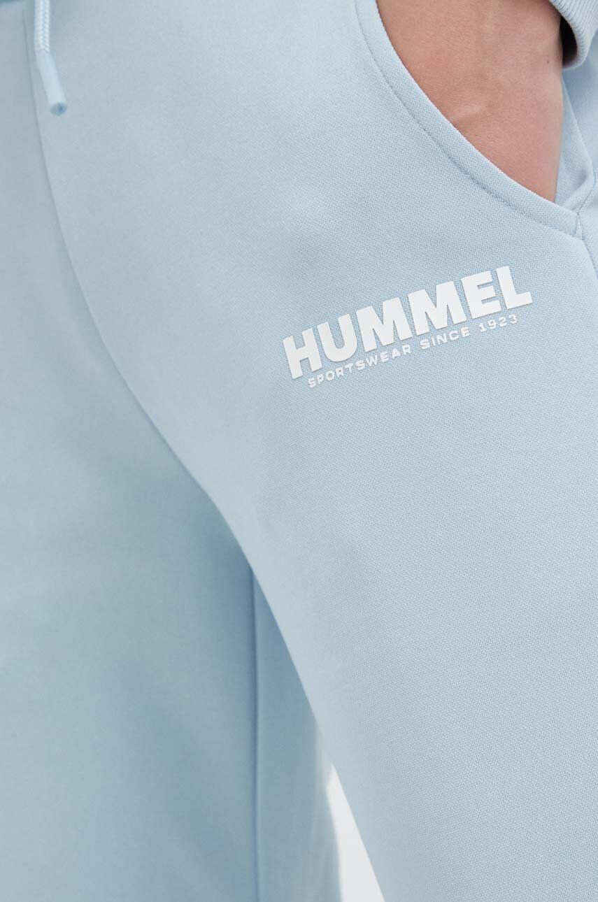 Hummel Спортен панталон в синьо с принт - Pepit.bg