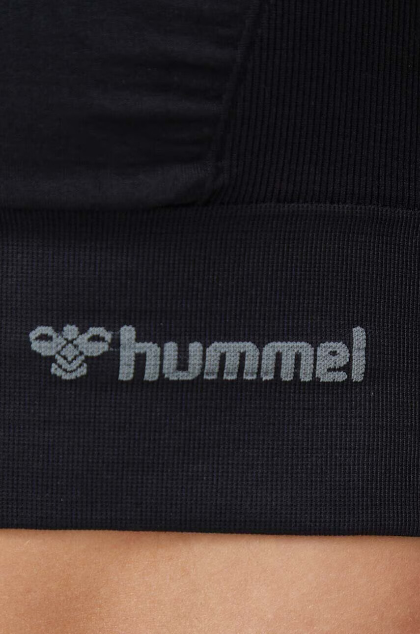 Hummel Спортен сутиен Tiffy в черно с изчистен дизайн - Pepit.bg