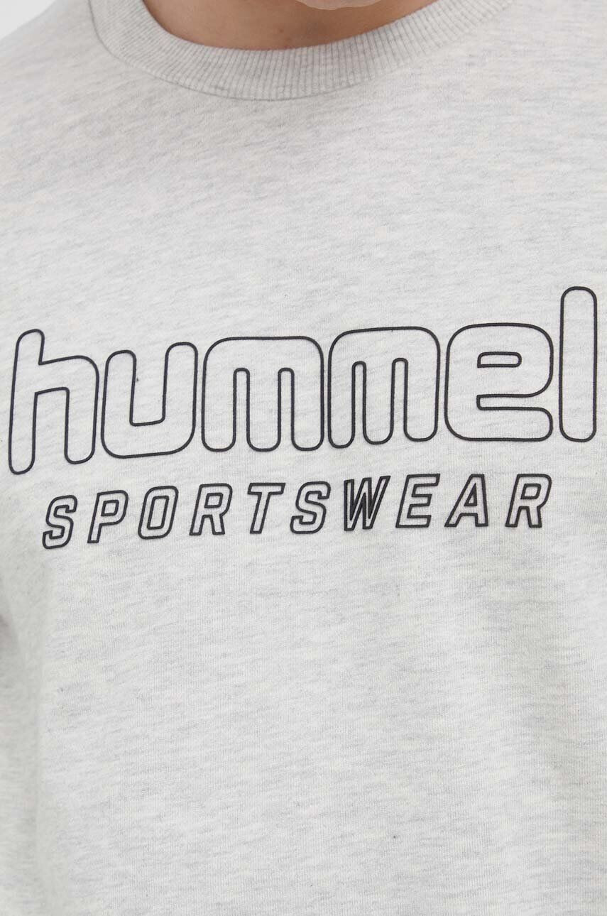 Hummel Суичър в сиво с принт - Pepit.bg