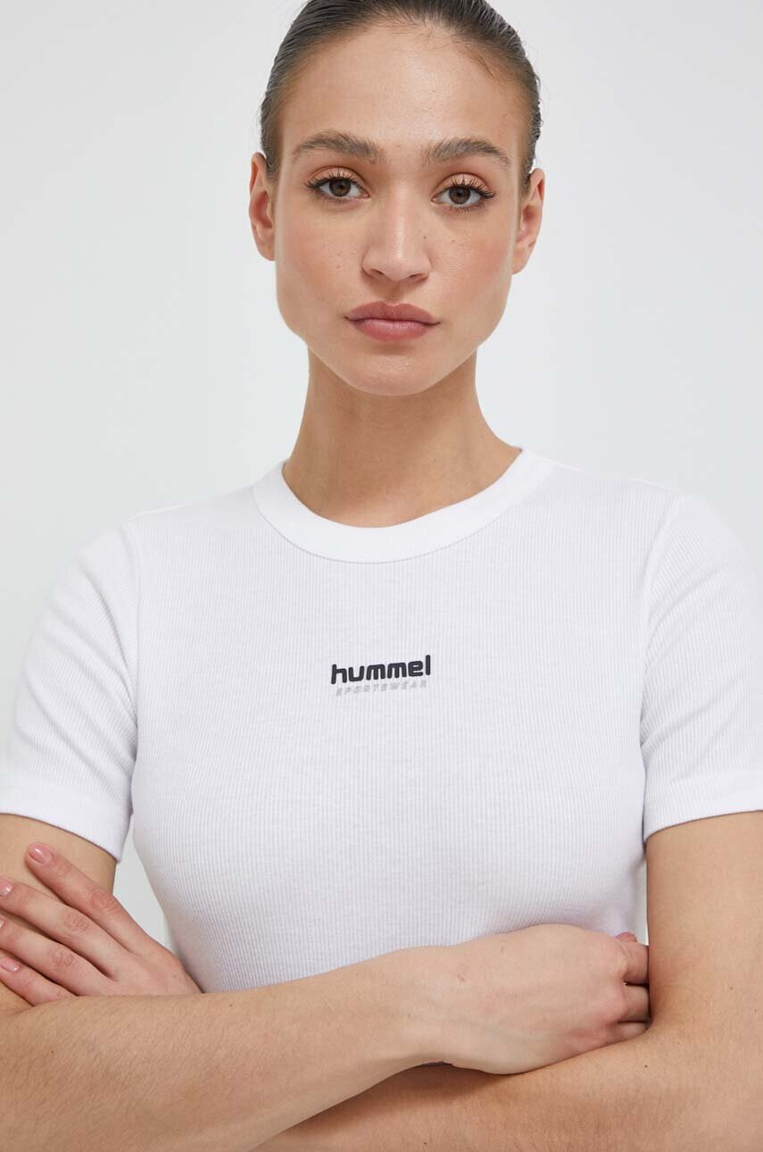 Hummel Тениска в бяло - Pepit.bg