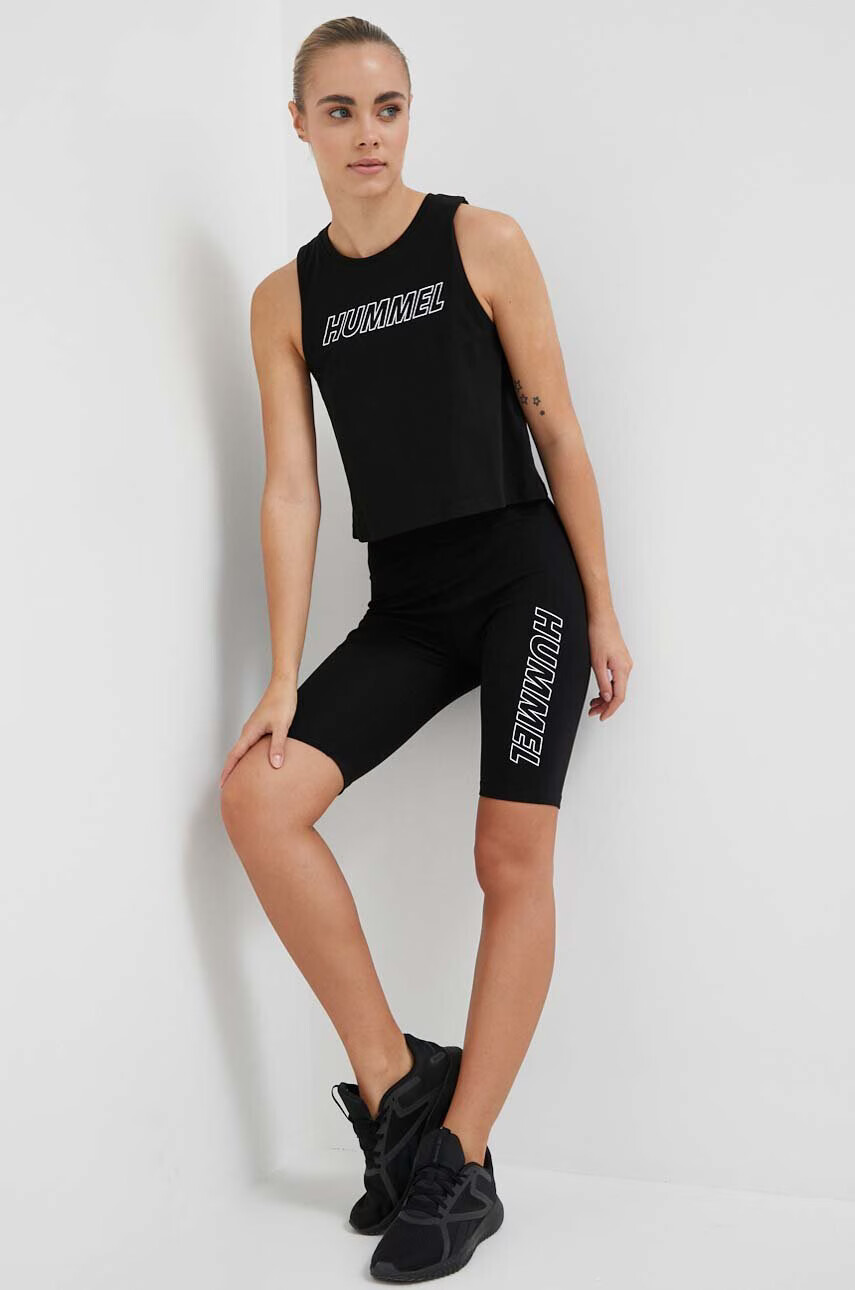 Hummel Топ Cali (2 броя) дамски в черно - Pepit.bg