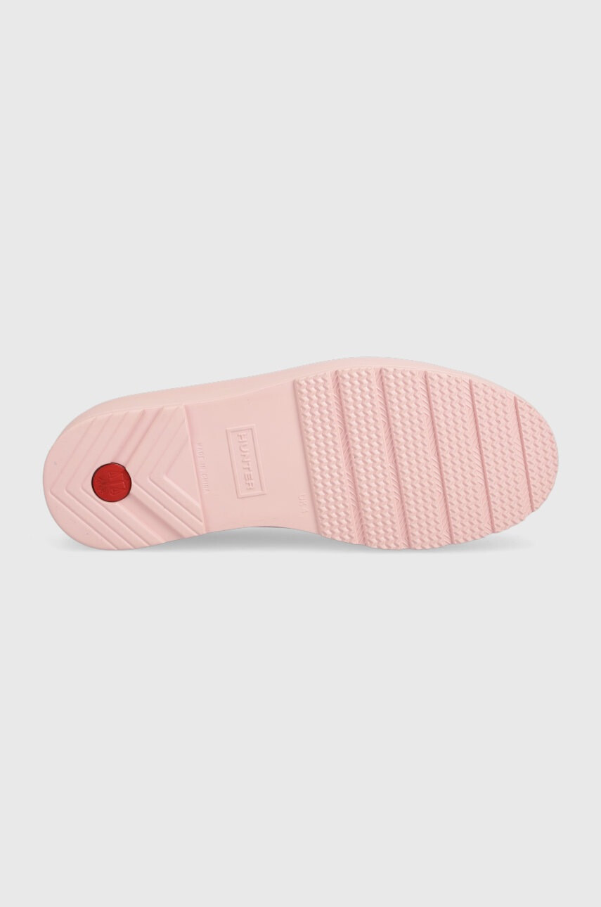 Hunter Чехли Womens Play Clog в розово с платформа WFF1002RMA - Pepit.bg