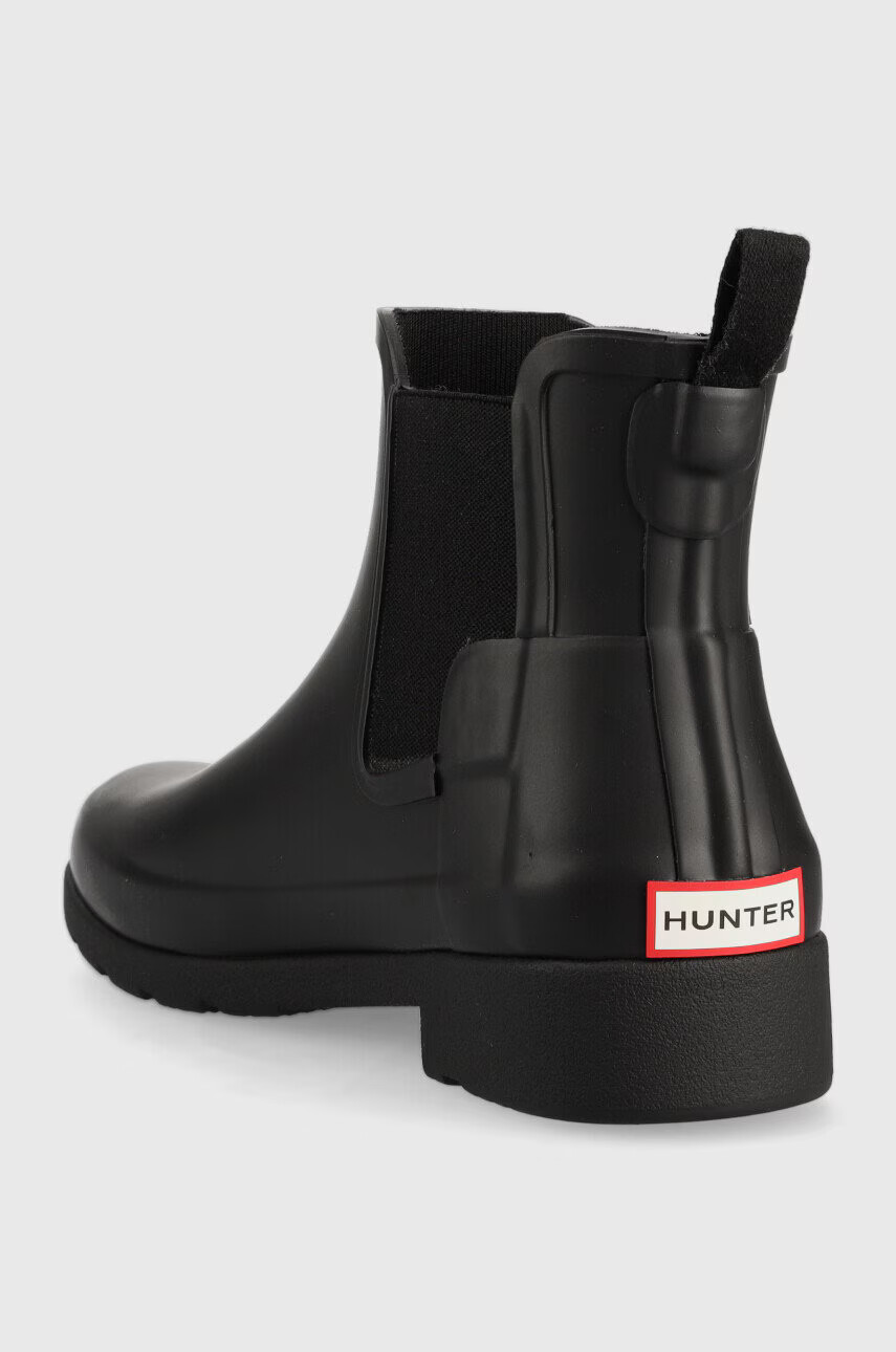 Hunter Гумени ботуши Refined Chelsea Refined Chelsea в черно WFS2201RMA - Pepit.bg