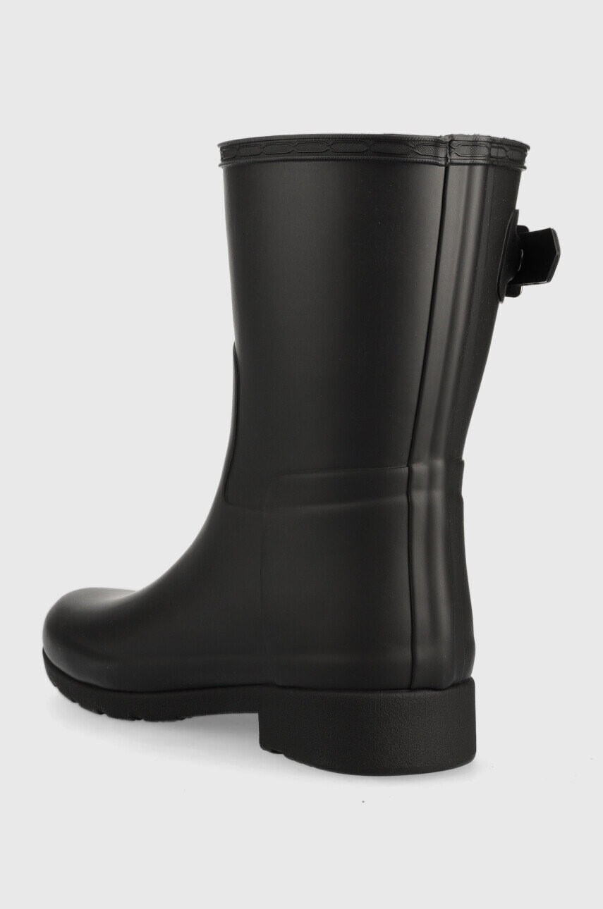 Hunter Гумени ботуши Refined Short в черно WFS2200RMA - Pepit.bg