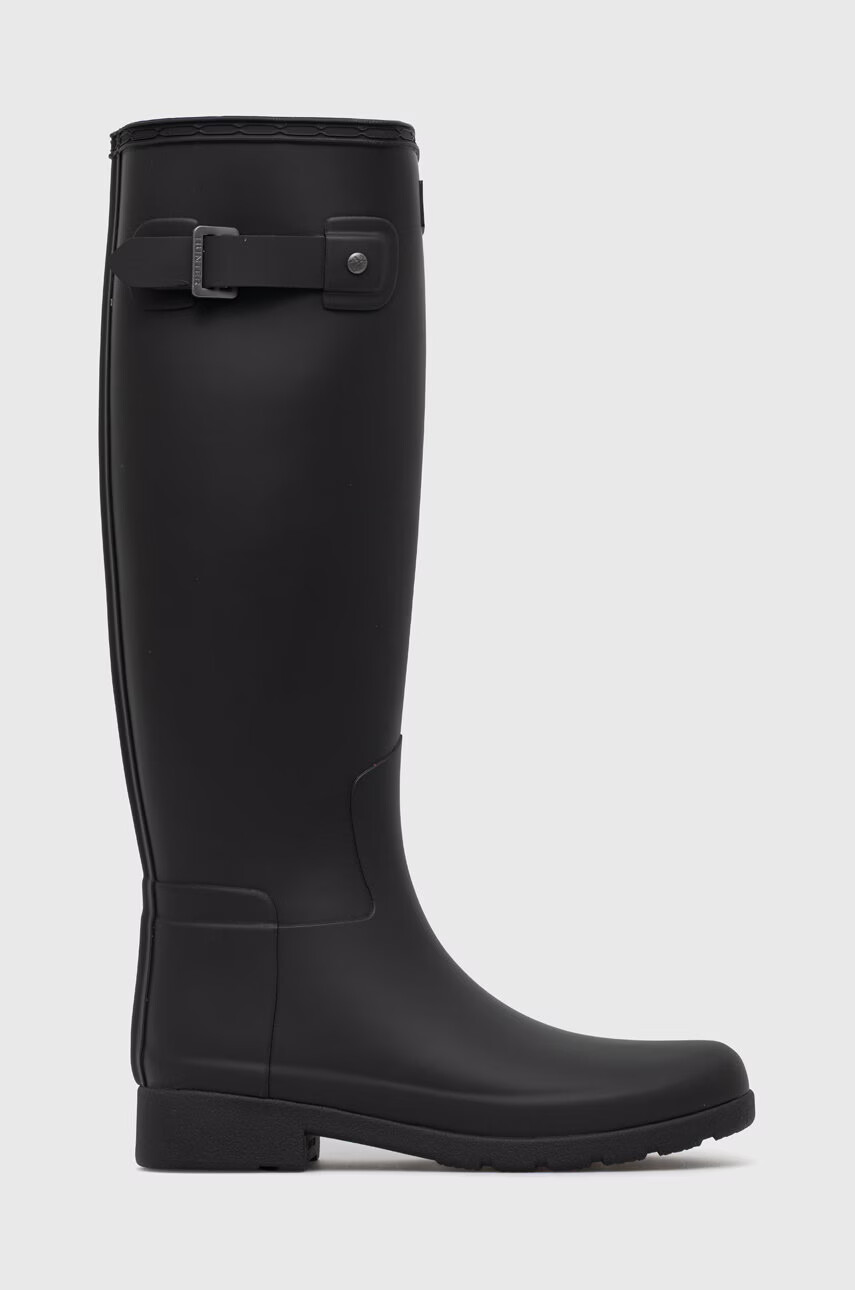 Hunter Гумени ботуши Refined Tall Boot в черно WFT2200RMA - Pepit.bg