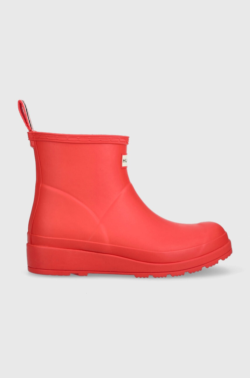 Hunter Гумени ботуши Womens Play Short Boot в червено WFS2020RMA - Pepit.bg