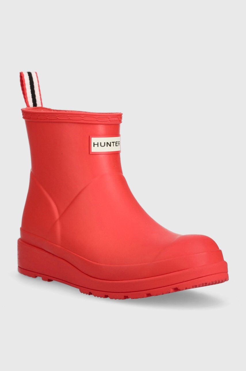 Hunter Гумени ботуши Womens Play Short Boot в червено WFS2020RMA - Pepit.bg